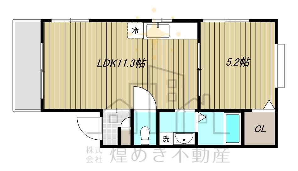 1LDK Apartment in Kagoshima, Kagoshima — photo 2 of 3