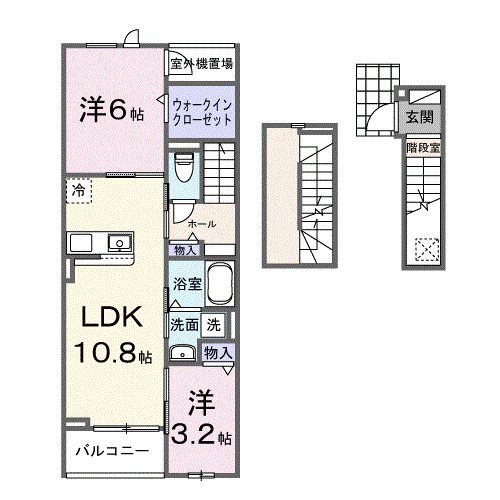 小田急小田原線 渋沢駅 徒歩6分 3階建 新築の間取り写真