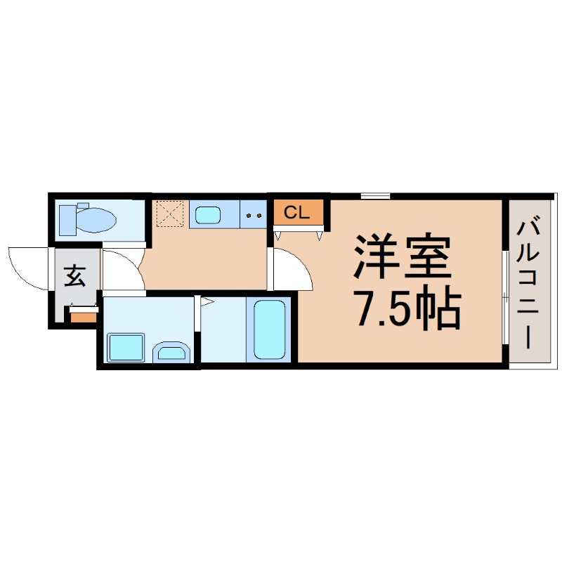 阪急神戸線 武庫之荘駅 徒歩9分 4階建 築7年の間取り写真