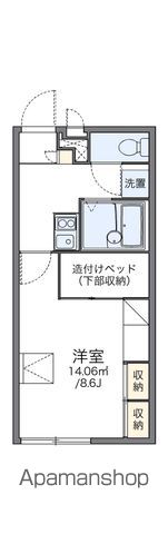 レオパレスコスモの間取り写真