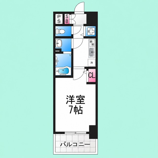 Alivis堺浜寺の間取り写真