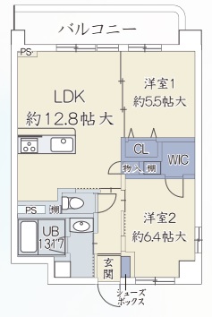 ＪＲ関西本線 平野駅 徒歩5分 5階建 築10年の間取り写真