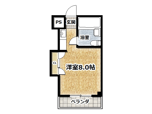 フェンネル肥後の間取り