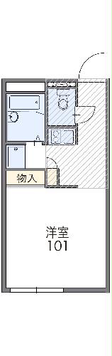 レオパレスヴィルヌーブの間取り