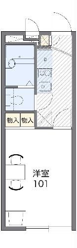 レオパレス橘の間取り