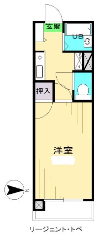 伊予郡砥部町高尾田のマンションの間取り