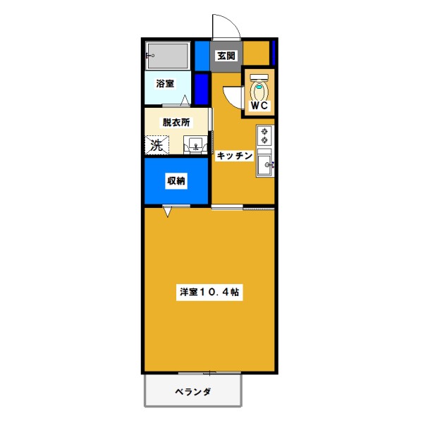 つくばエクスプレス 研究学園駅 徒歩31分 2階建 築18年の間取り写真