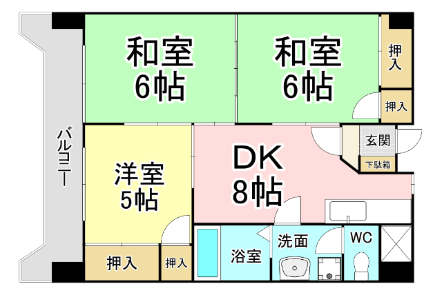 【コーポ森川の間取り】