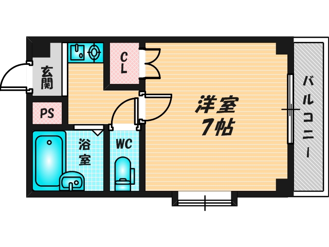 エバーグリーン布施の間取り