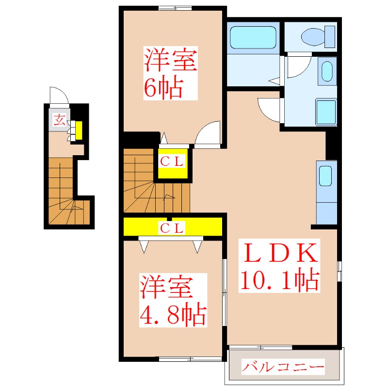 【サンリットＭ・Iの間取り】