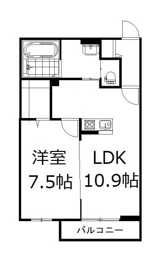 チッタ・デ・雄嶋の間取り