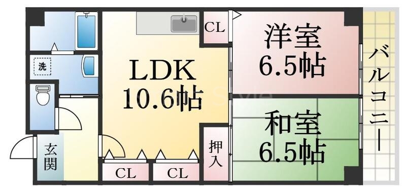 フェニーチェ神戸の間取り