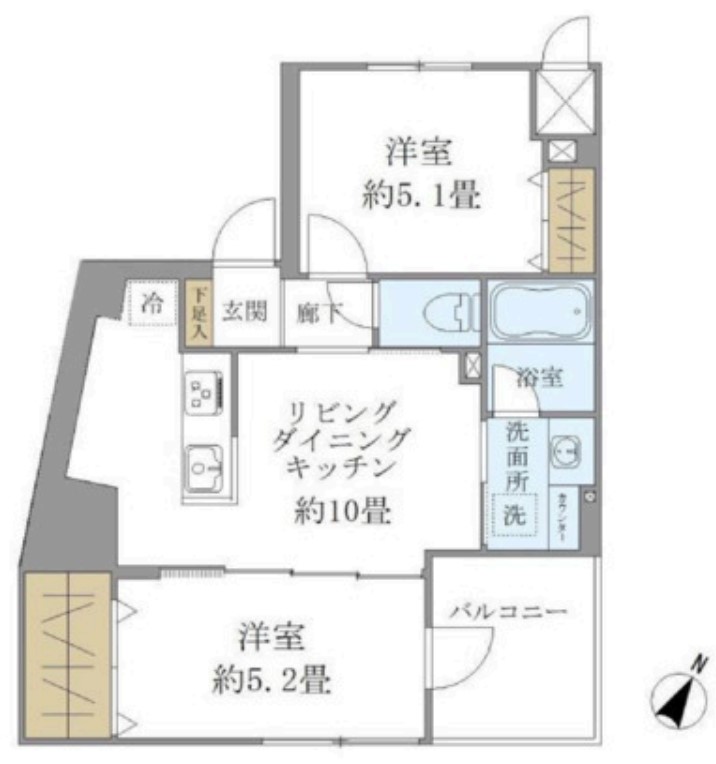 パインステージ白金高輪の間取り