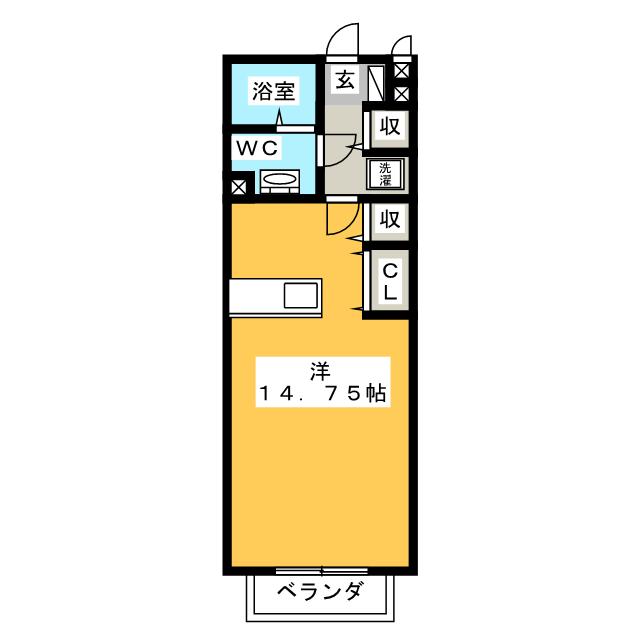 セジュールプランタン華の間取り