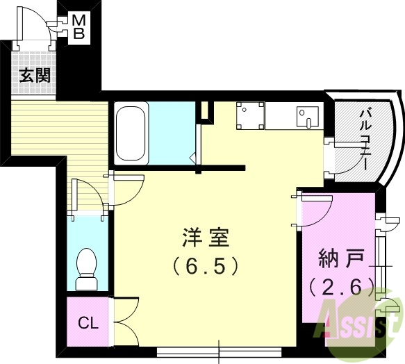 プリオーレ神戸IIの間取り