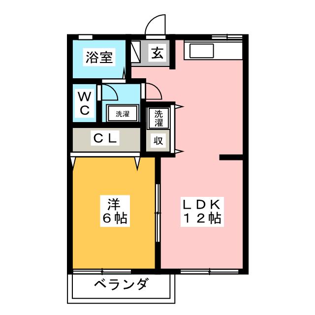 ファリーヌ井柳Ｂの間取り