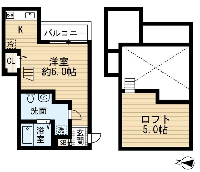 エストゥディオ鳳の間取り