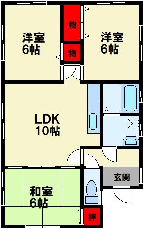 グリーンヒルズの間取り