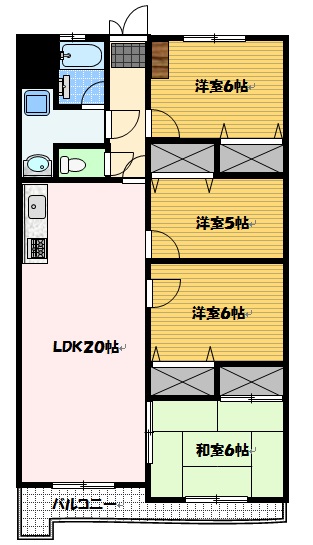 第３千秀ビルの間取り