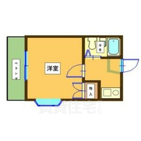 名古屋市港区港北町のアパートの間取り