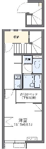 レオネクストみどうたうん　２１の間取り