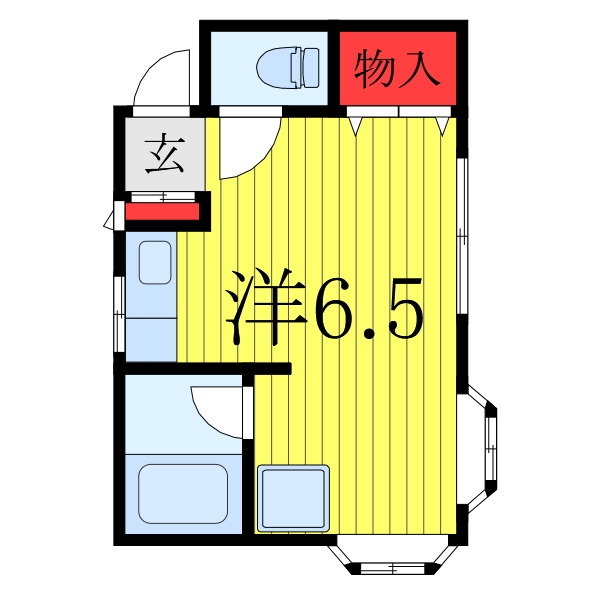 ハウス山川の間取り