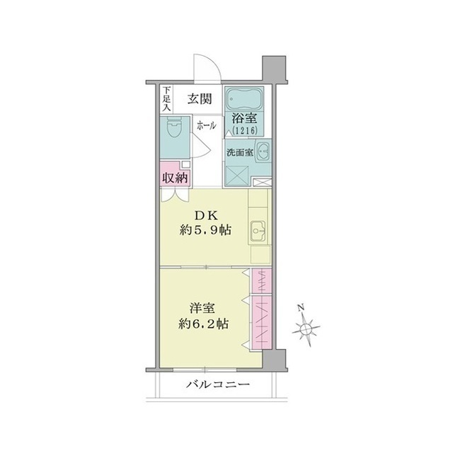 ボヌール緑園の間取り