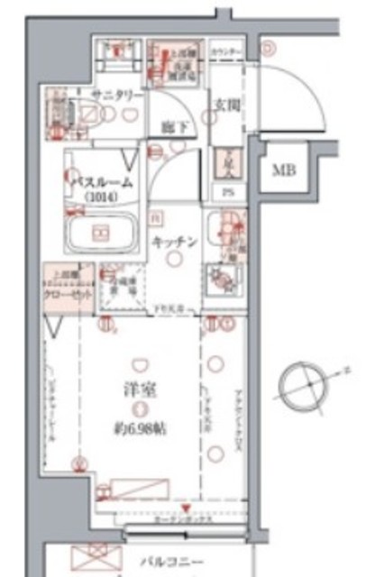 クレヴィスタ武蔵小山の間取り