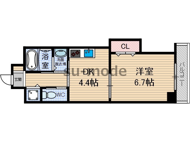 マンションクォーレ10の間取り