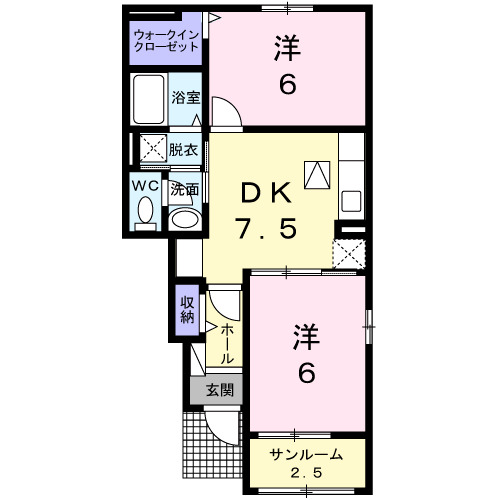 アルデバランＢの間取り