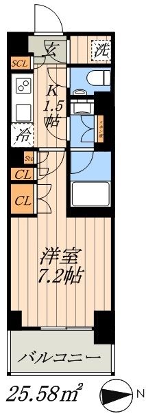 ザ・パークハビオ上野レジデンスの間取り