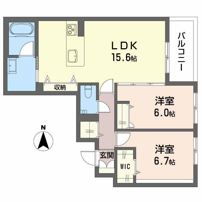 アンビエラの間取り