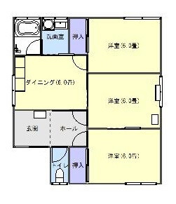 青森県八戸市石堂４（一戸建）の賃貸物件の間取り