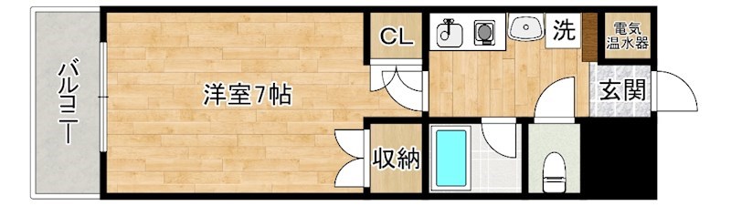 シティルーム都の間取り写真