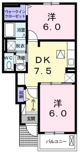 ラ・ラフレシールIIの間取り