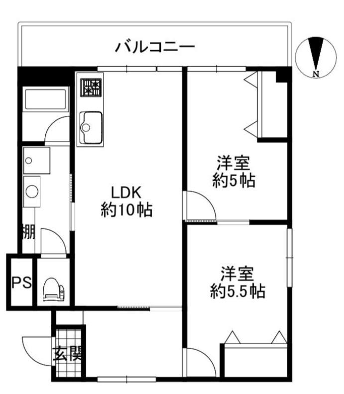 大宮マンションの間取り