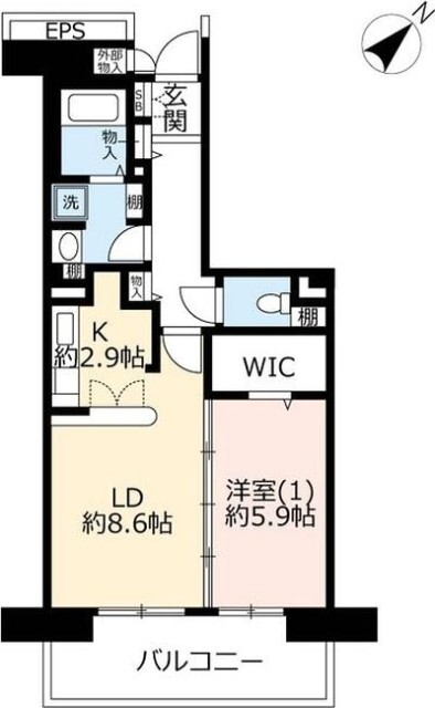 ＵＲビーコンヒル能見台サウスヒルの間取り