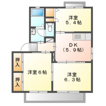 ロフティ参番館の間取り