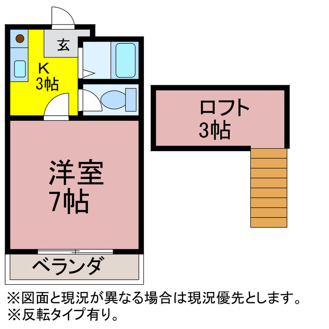 ガーデンコートセザンヌ金屋Ｄの間取り