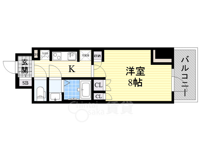 コンフォリア江坂の間取り