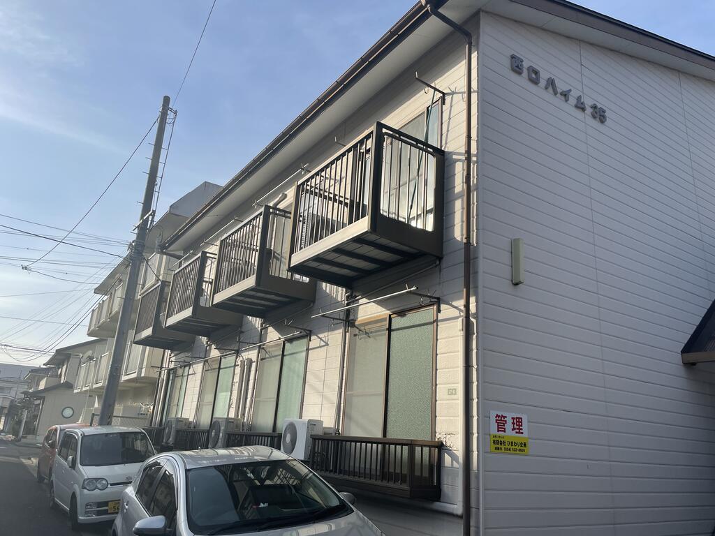 建物外観　南向き2階建てアパート