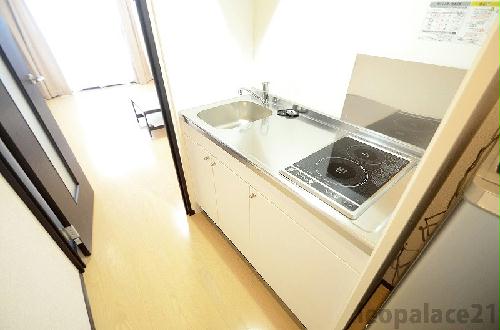 キッチン　電気コンロ２口