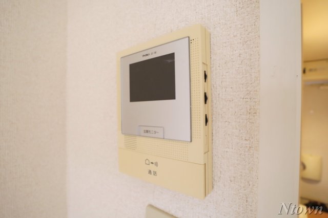 セキュリティ　モニター付きインターホンです