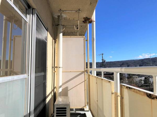 バルコニー　モデルルームの写真です