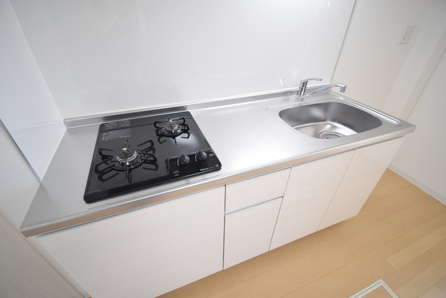 キッチン　ガスコンロ２口付き★