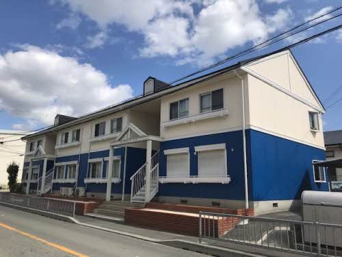 建物外観　積水ハウス施工・軽量鉄骨造２階建て