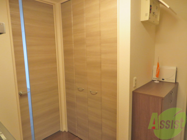 収納　洋室のクローゼット。広さは十分そうです。