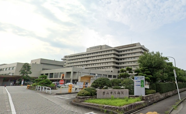 病院　富山市立富山市民病院（病院）まで345m