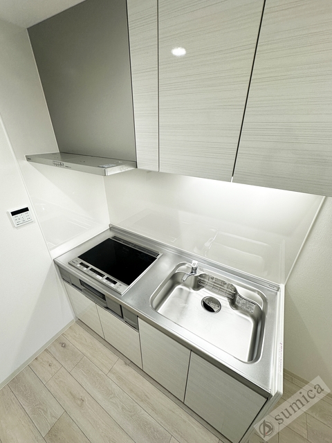 キッチン　３口ＩＨシステムキッチン・お料理もグレードアップ♪