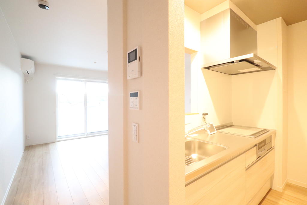 居室・リビング　カウンターキッチンからの眺めです！